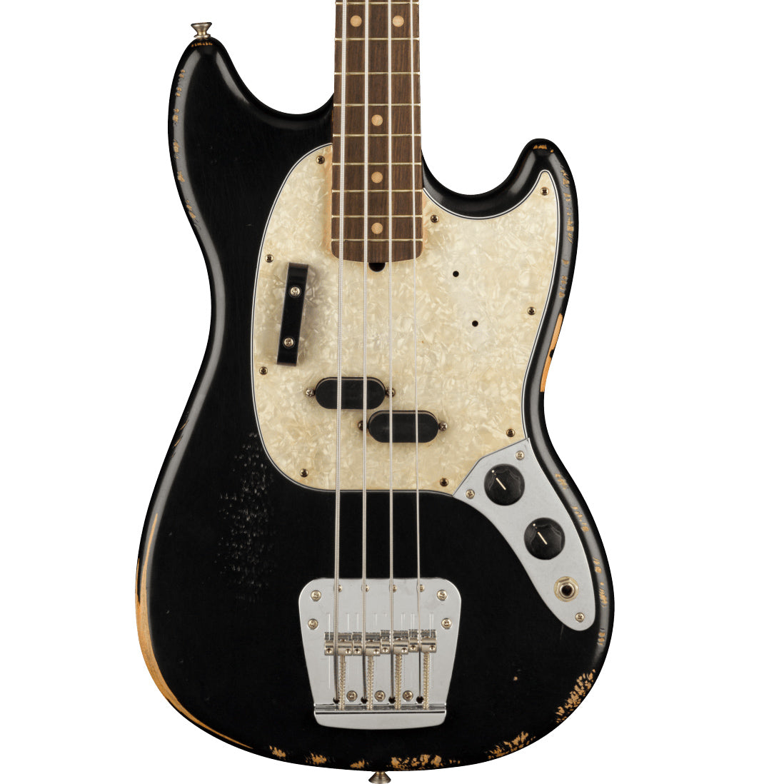 Fender JMJ Road Worn Mustang Bass (Black)