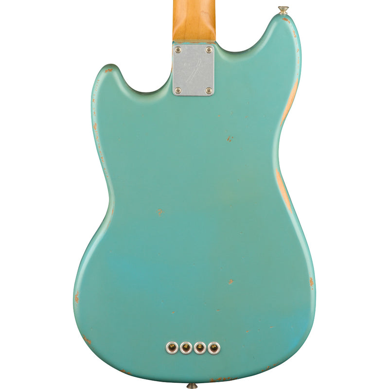 Fender JMJ Road Worn Mustang Bass (Rosewood Fingerboard, Faded Daphne Blue)