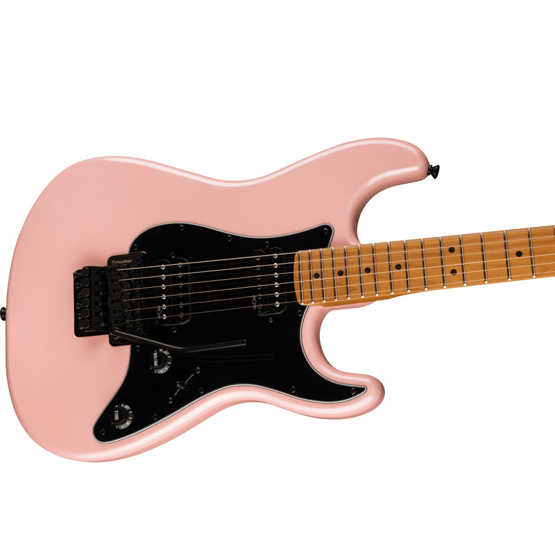 Squier Contemporary Stratocaster HH FR (Roasted Maple Fingerboard, Black Pickguard, Shell Pink Pearl)