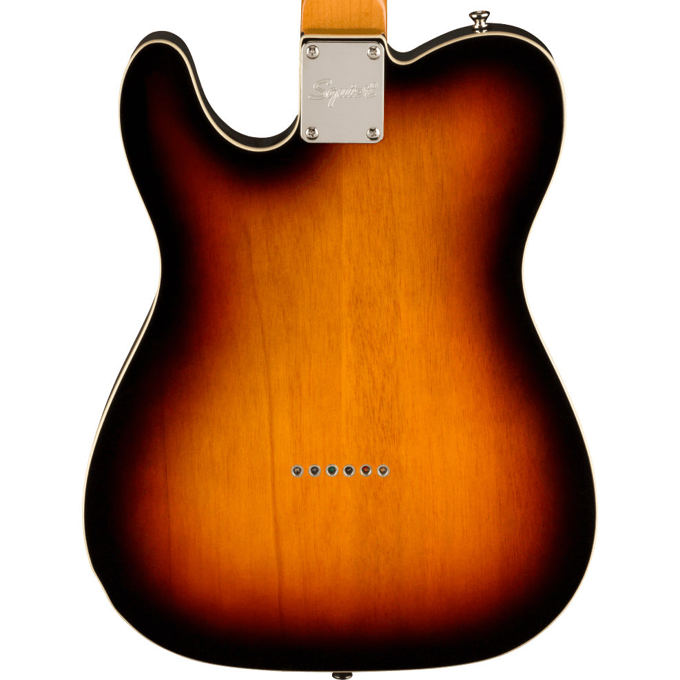 Squier Classic Vibe Baritone Custom Telecaster (Laurel Fingerboard, Parchment Pickguard, 3-Color Sunburst)