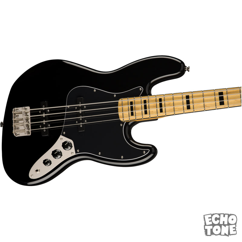 Squier Classic Vibe '70s Jazz Bass (Maple Fingerboard, Black)