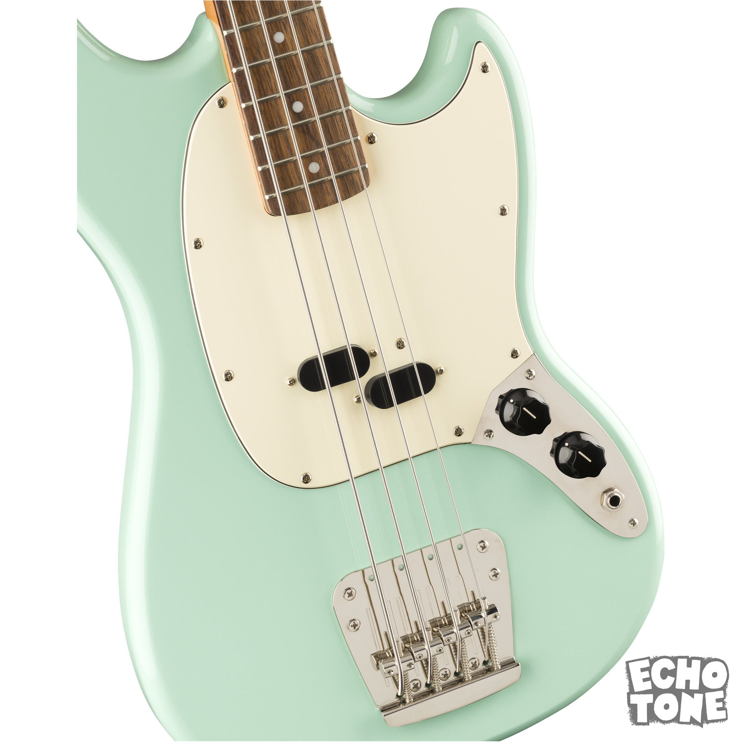 Squier Classic Vibe '60s Mustang Bass (Laurel Fingerboard, Surf Green)