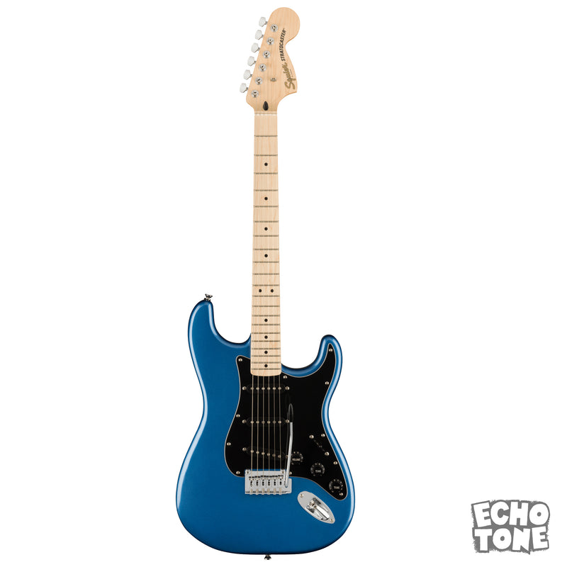 Squier Affinity Series Stratocaster (Maple Fingerboard, Black Pickguard, Lake Placid Blue)