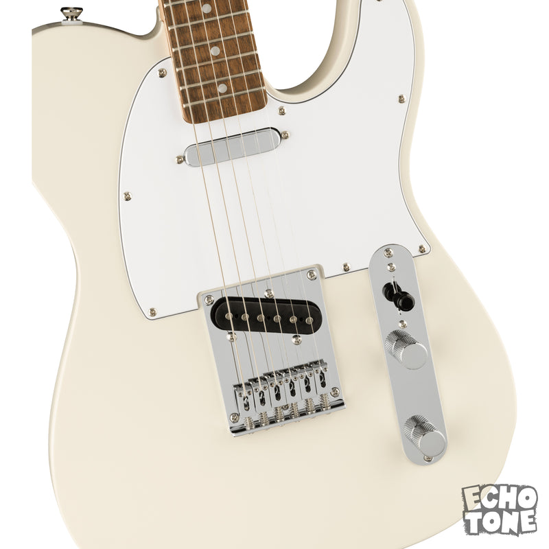 Squier Affinity Series Telecaster (Laurel Fingerboard, White Pickguard, Olympic White)