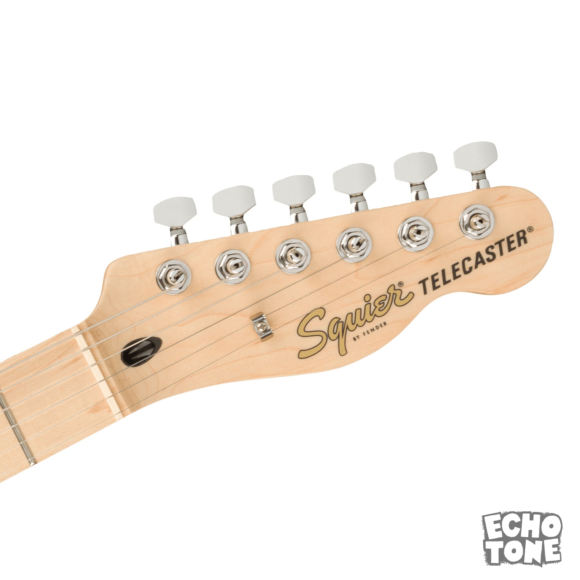 Squier Affinity Series Telecaster Deluxe (Maple Fingerboard, Black Pickguard, Black))