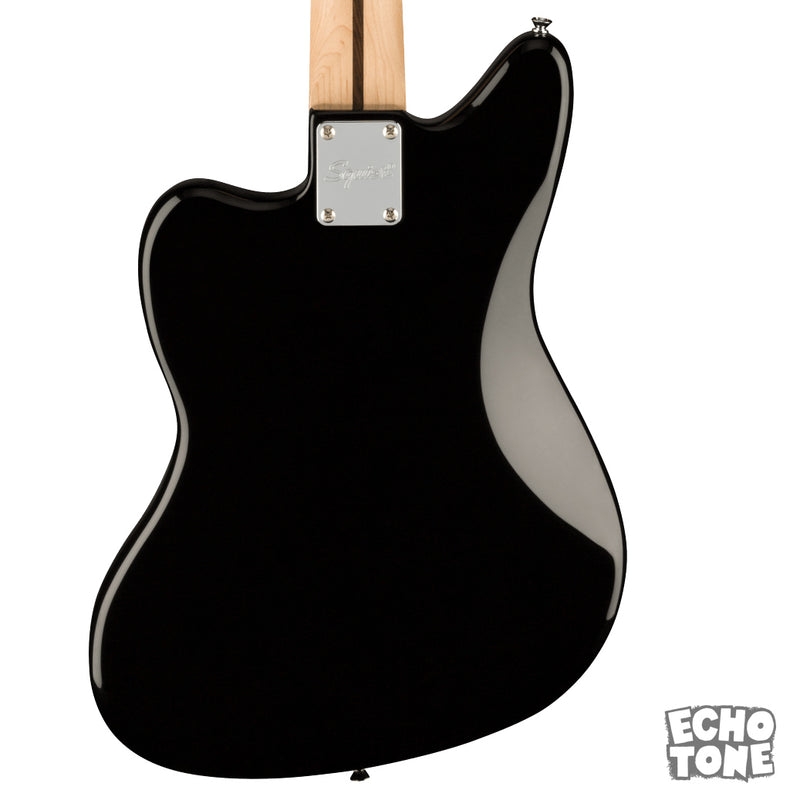 Squier Affinity Series Jaguar Bass H (Maple Fingerboard, Black Pickguard, Black)