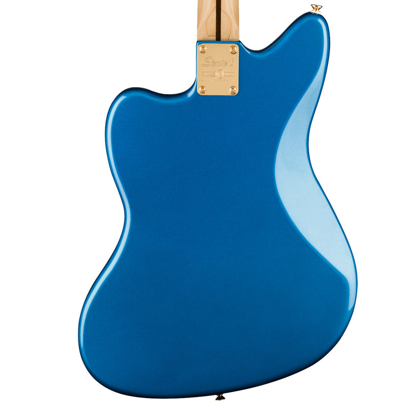 Squier 40th Anniversary Jazzmaster Gold Edition (Laurel Fingerboard, Gold Anodized Pickguard, Lake Placid Blue)