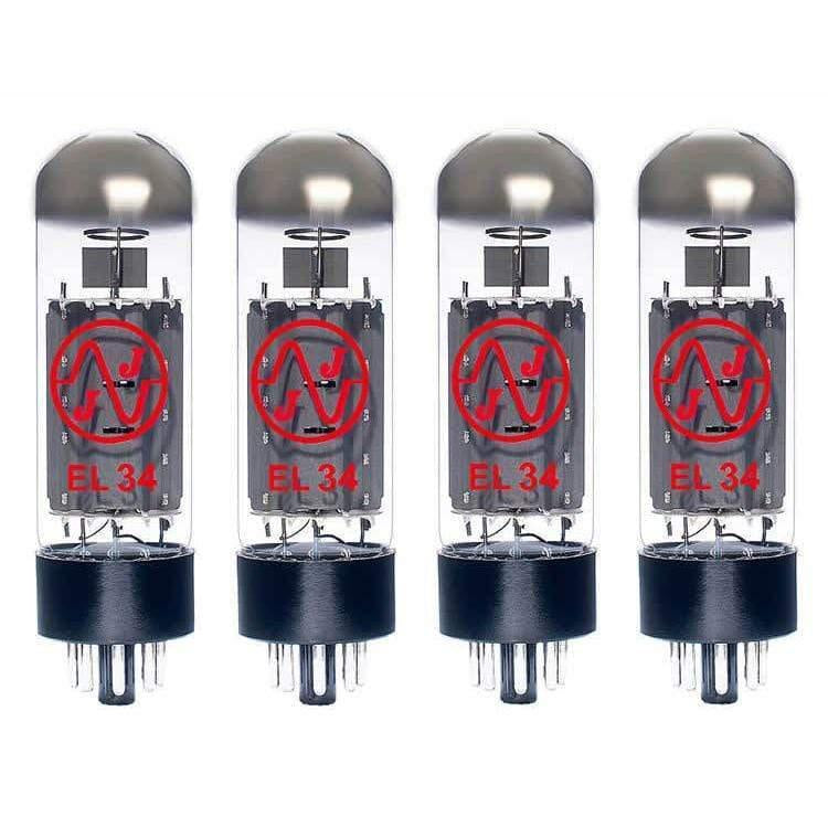 JJ Electronic Tubes Valves EL34 (Matched Quad)