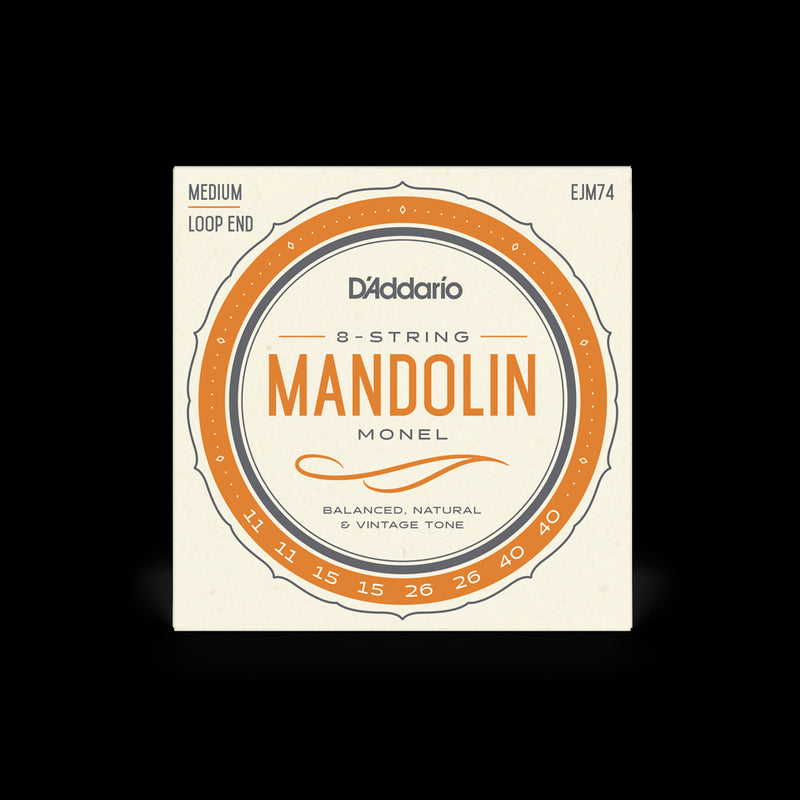 D'Addario EJM74 Mandolin Strings Monel Medium