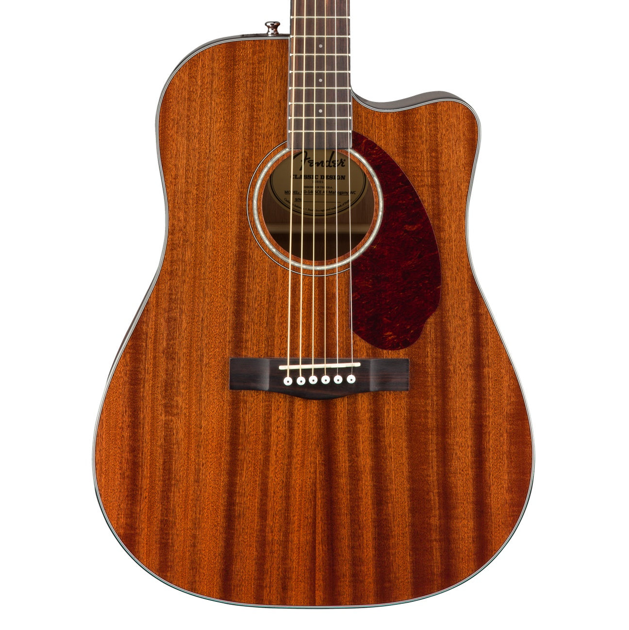 Fender CD-140SCE Dreadnought (Walnut Fingerboard, All-Mahogany w/ Hardcase)
