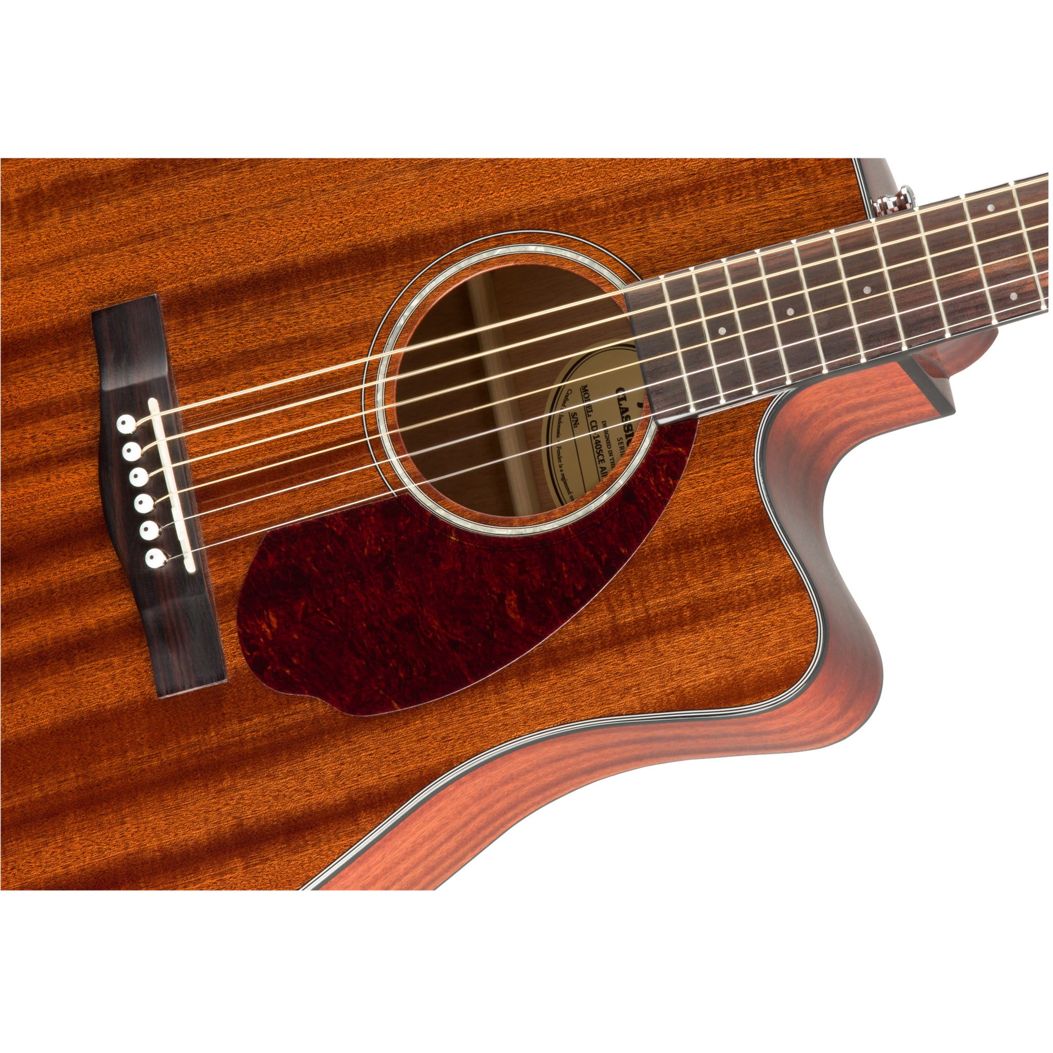 Fender CD-140SCE Dreadnought (Walnut Fingerboard, All-Mahogany w/ Hardcase)