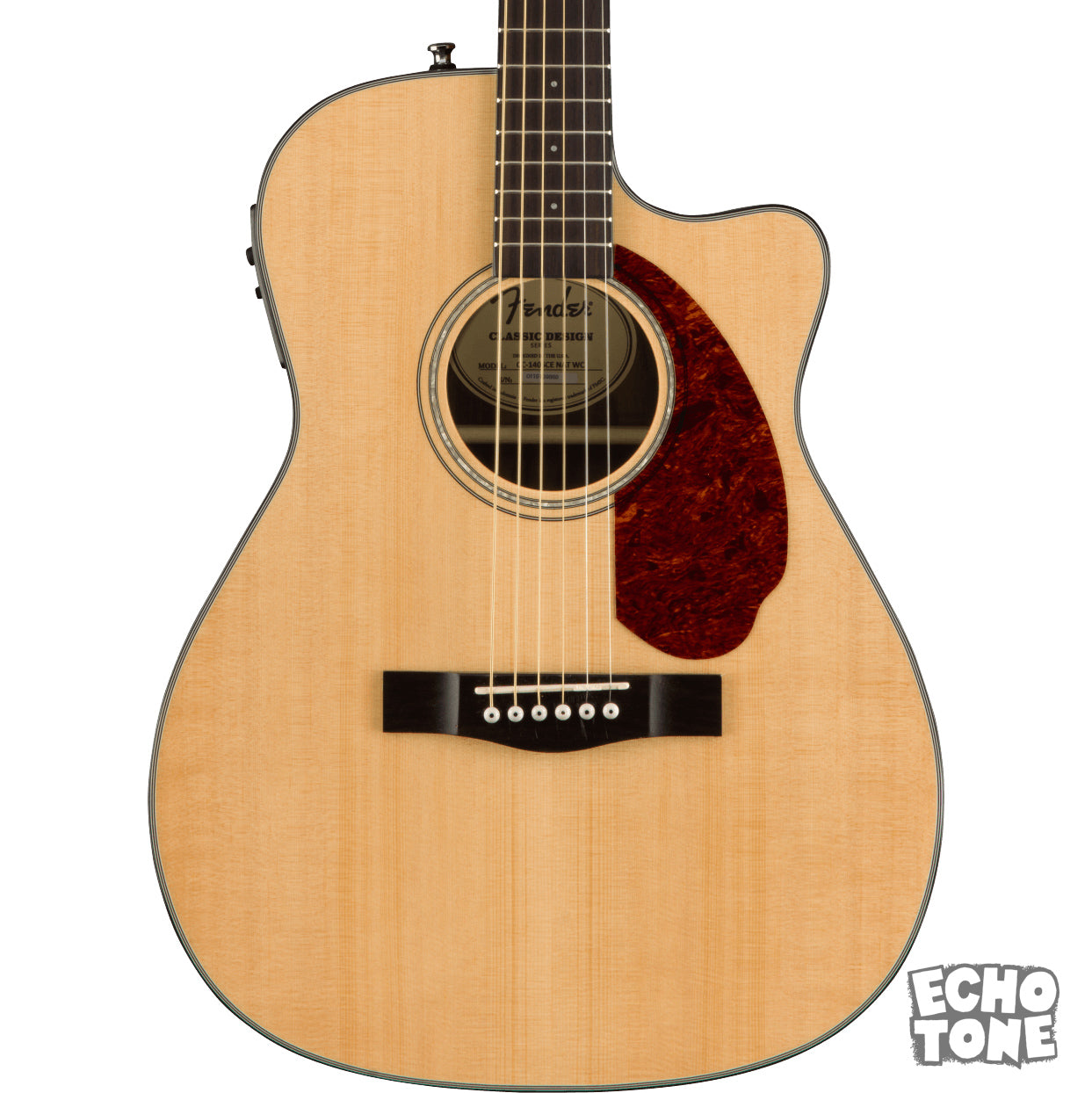 Fender CC-140SCE Concert (Natural Gloss, Hardcase)