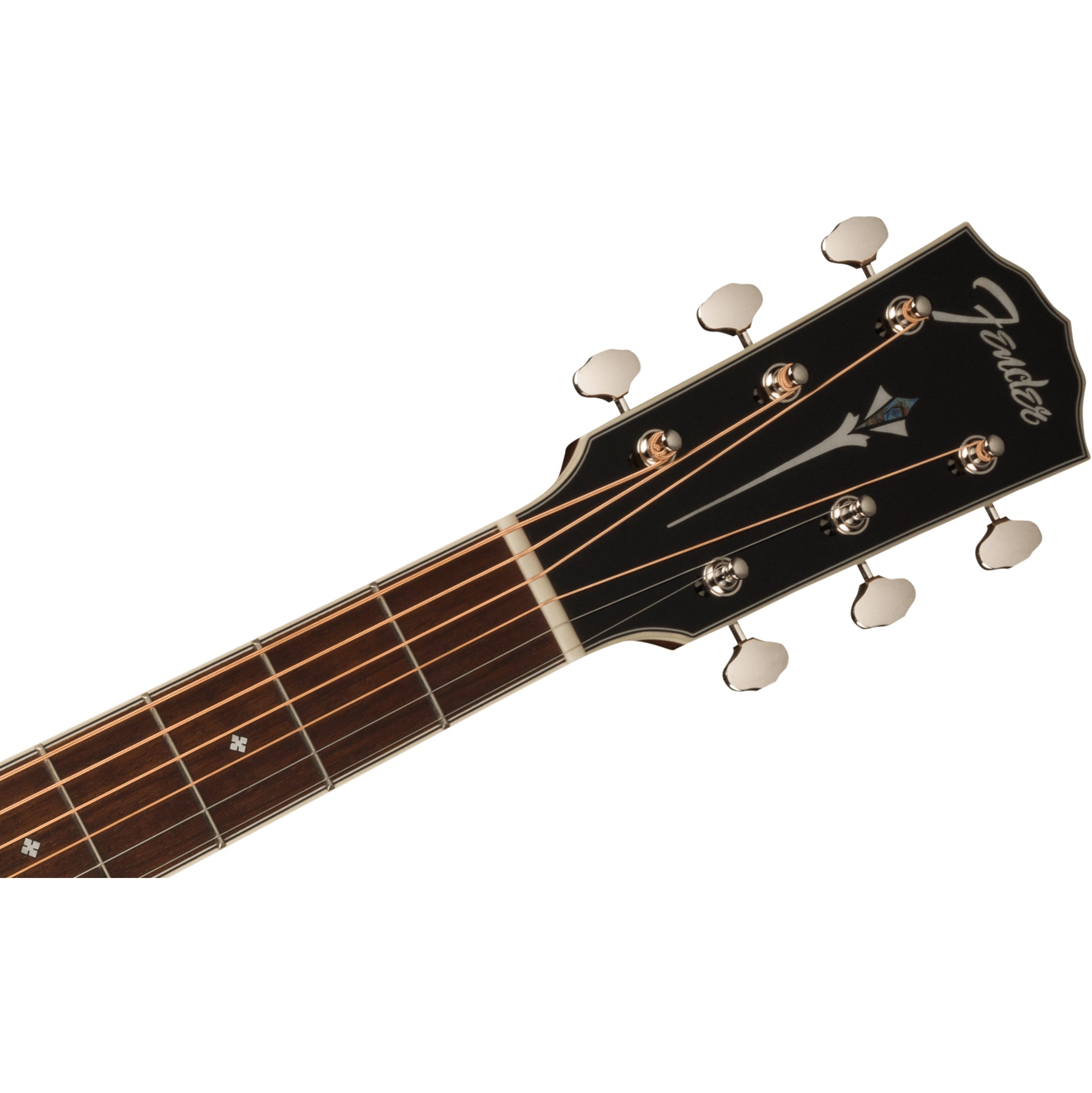 Fender PO-220E Orchestra Acoustic (Ovangkol Fingerboard, 3-Tone Vintage Sunburst, w/ Hardcase)