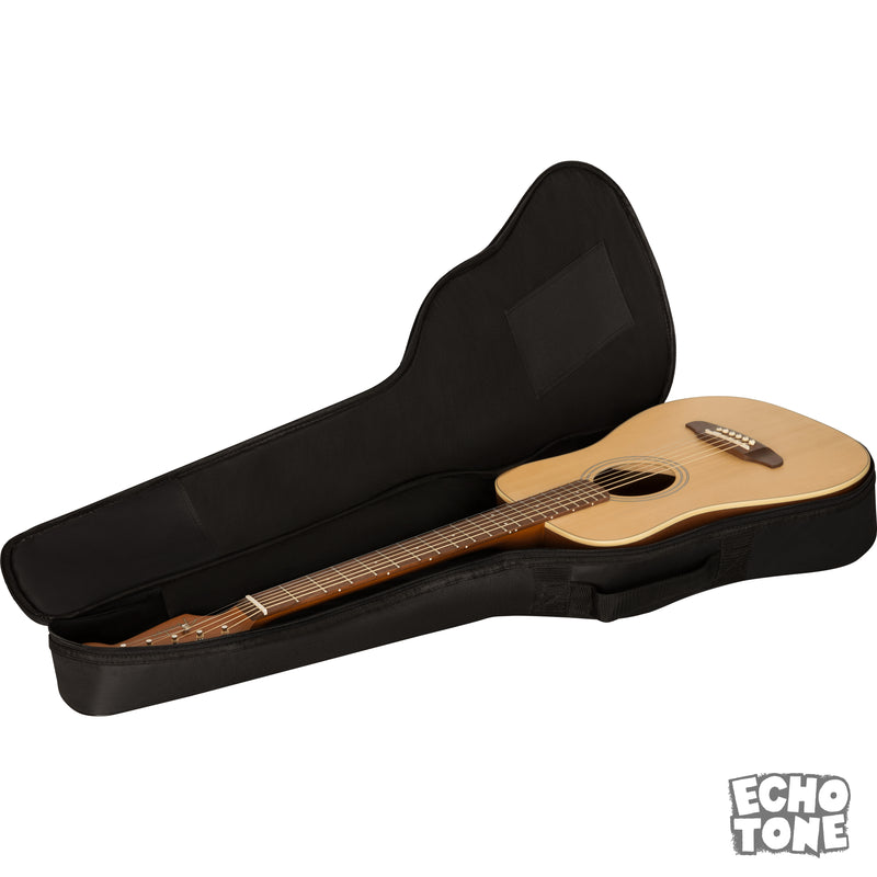 Fender Redondo Mini Acoustic Guitar (Natural, Gig Bag)