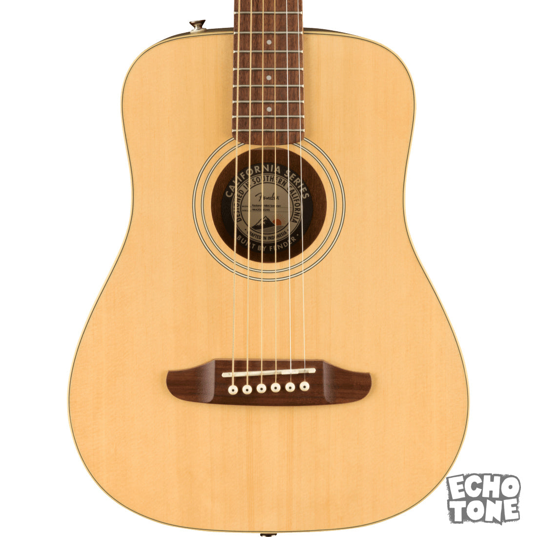 Fender Redondo Mini Acoustic Guitar (Natural, Gig Bag)