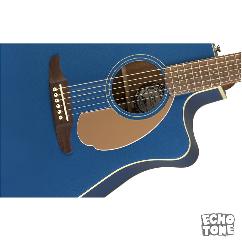 Fender Redondo Player Acoustic Guitar (Walnut Fingerboard, Belmont Blue)
