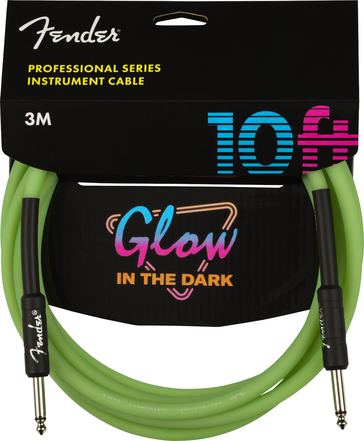 Fender Professional Series Glow In The Dark Instrument Cable (Various)