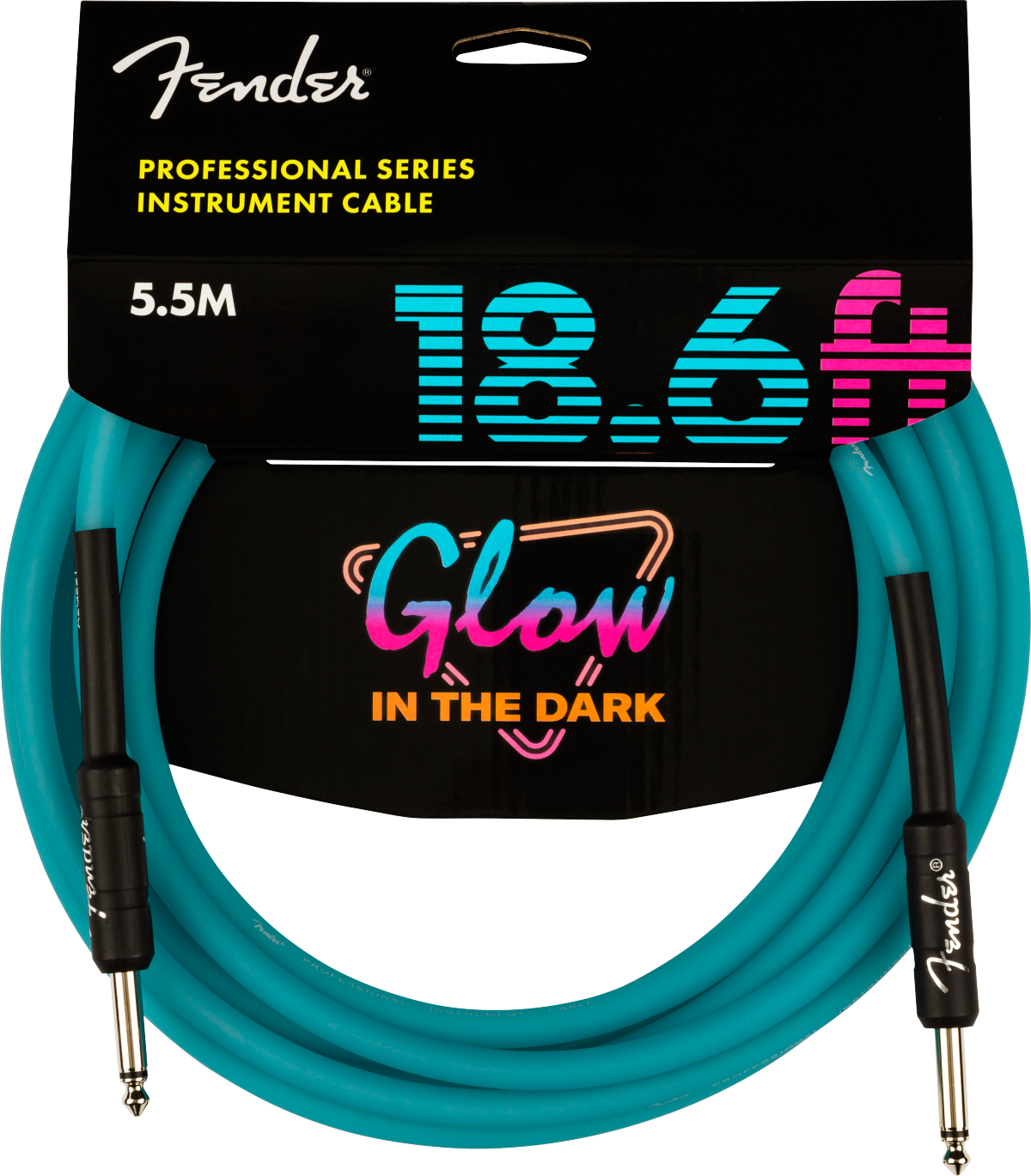 Fender Professional Series Glow In The Dark Instrument Cable (Various)