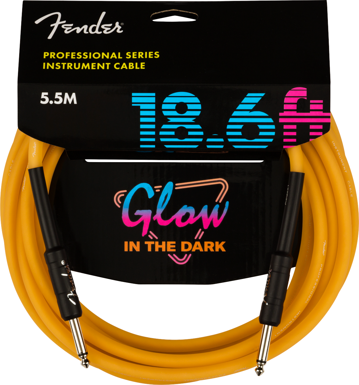 Fender Professional Series Glow In The Dark Instrument Cable (Various)