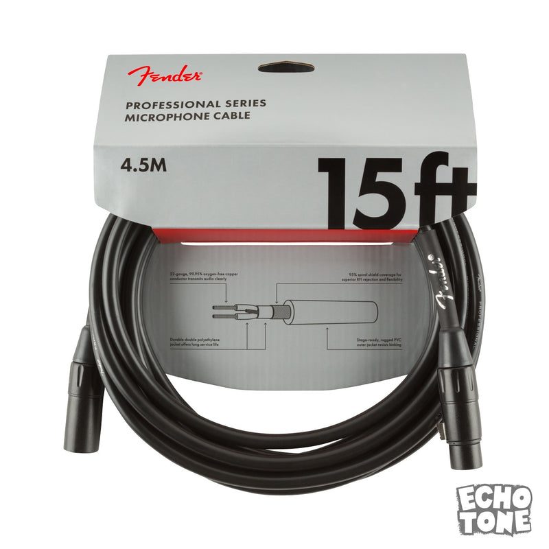 Fender Professional Series  Microphone Cable (15ft)
