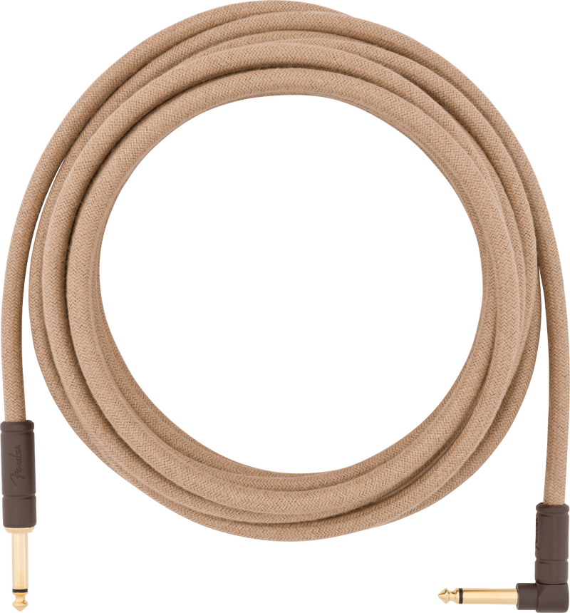 Fender 18.6ft Pure Hemp Instrument Cable (Straight/Angle)