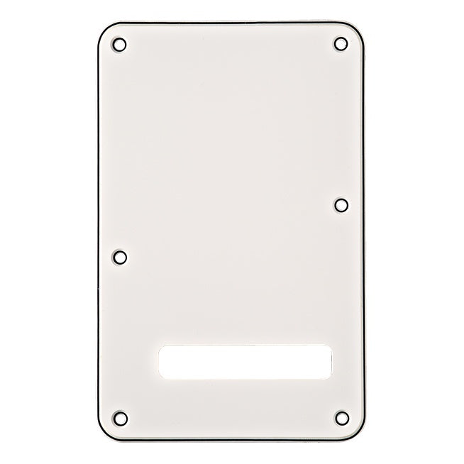 Fender Stratocaster Modern-Style Backplate (3-Ply, White)
