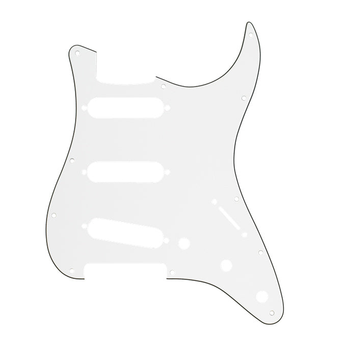 Fender Modern-Style Stratocaster Pickguard (S/S/S, 11-Hole Mount, 3 Ply, Parchment)