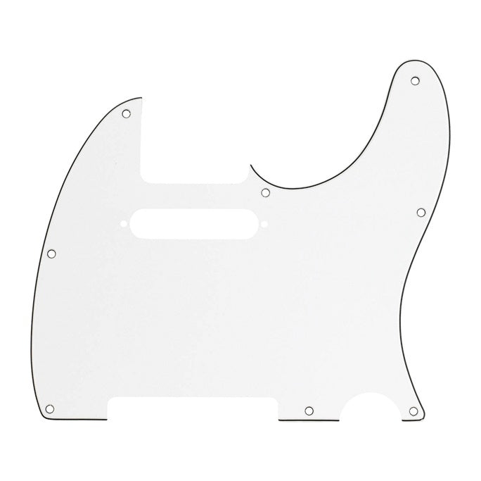 Fender Telecaster Pickguard (3-Ply, 8-Hole Mount, Parchment)
