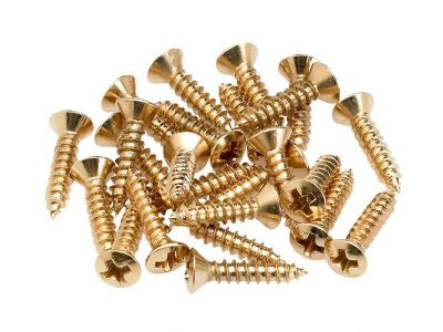 Gretsch Bezel Screws 0435G (12) Gold