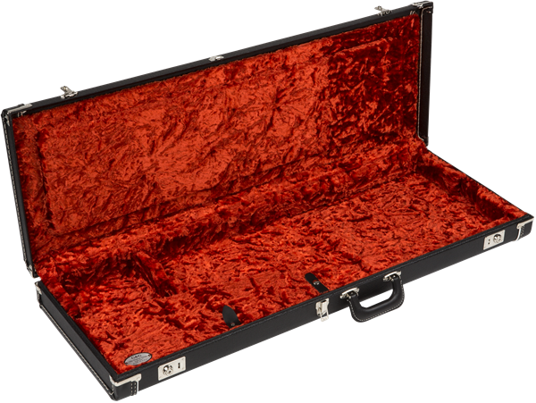 Fender G&G Deluxe Hardshell Case Strat/Tele (Black, Red Interior)