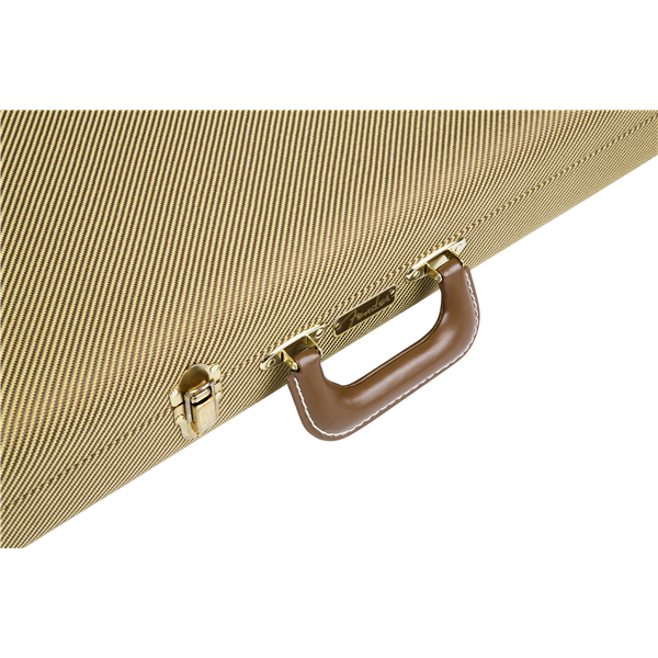 Fender G&G Deluxe Hardshell Stratocaster/Telecaster Case (Tweed, Red Interior)