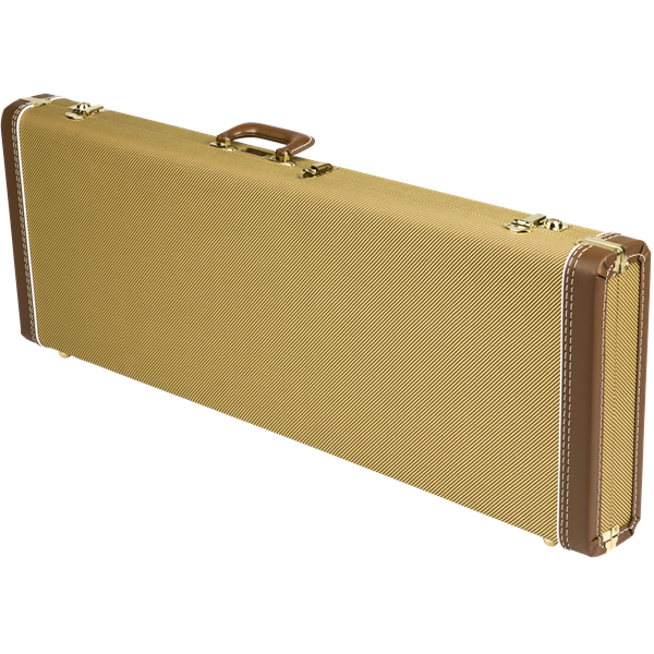 Fender G&G Deluxe Hardshell Stratocaster/Telecaster Case (Tweed, Red Interior)