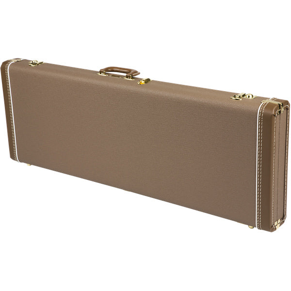 Fender G&G Deluxe Jaguar/Jazzmaster/Toronado/Jagmaster Hardshell Case (Brown with Gold Plush Interior)
