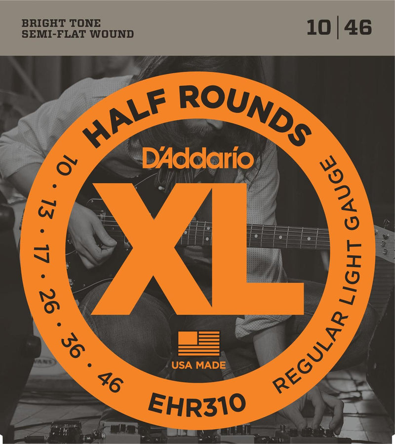 D'Addario XL Half Rounds Guitar Strings