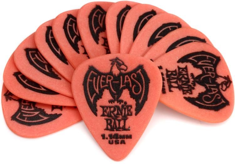 Ernie Ball Everlast Picks (Pack of 12)