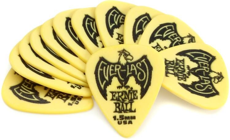 Ernie Ball Everlast Picks (Pack of 12)