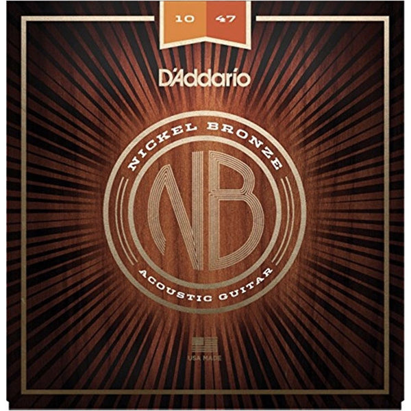 D'Addario Nickel Bronze Acoustic Guitar Strings