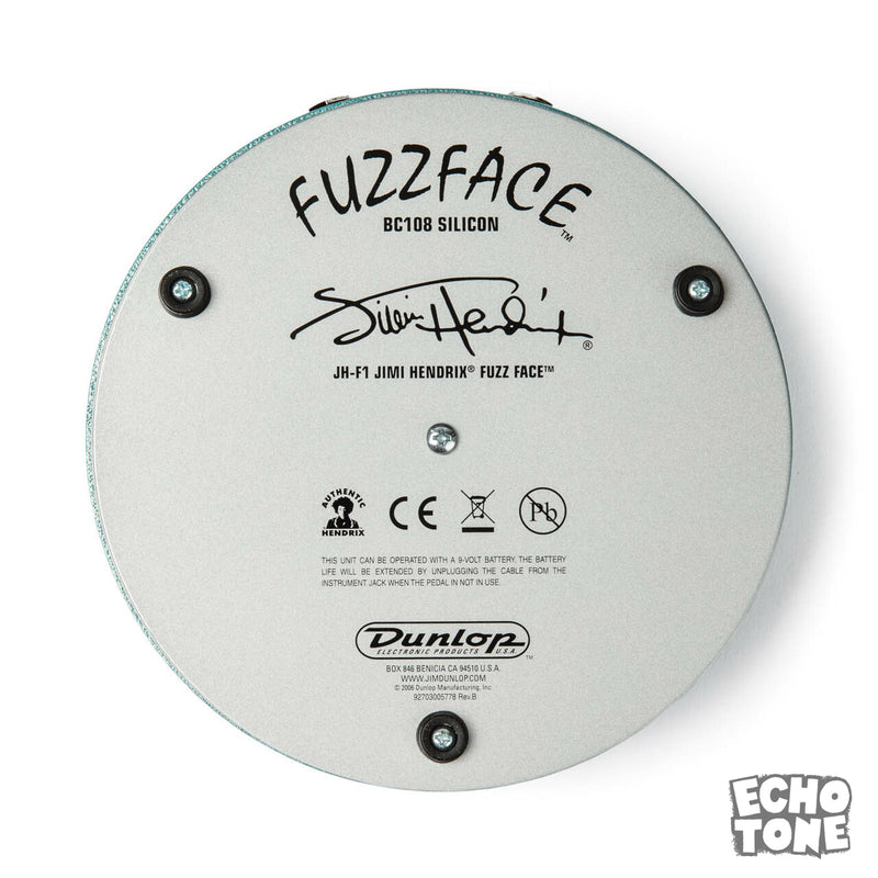 Dunlop JHF1 Jimi Hendrix Fuzz Face Distortion (BC108 Silicon Transistor)