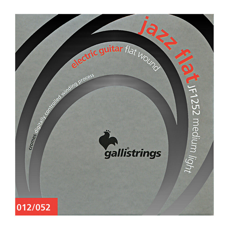 Galli GJF1252 Flat Wound Electric Guitar Strings 12-52