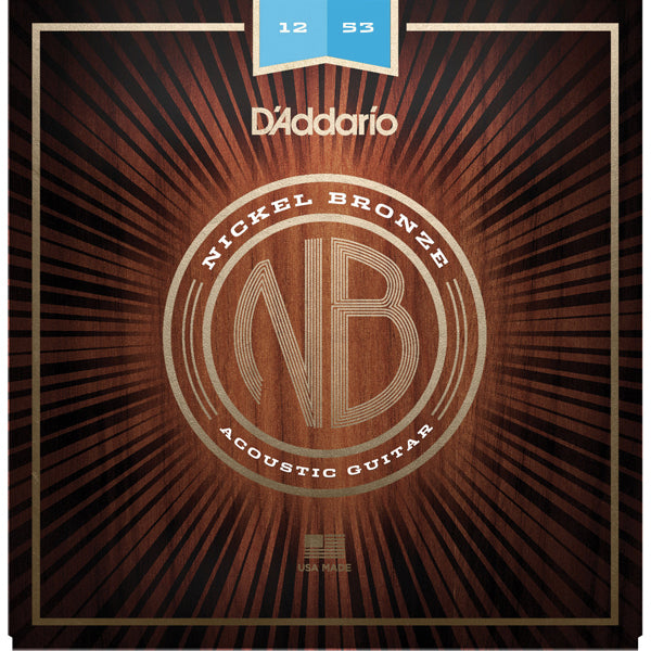 D'Addario Nickel Bronze Acoustic Guitar Strings