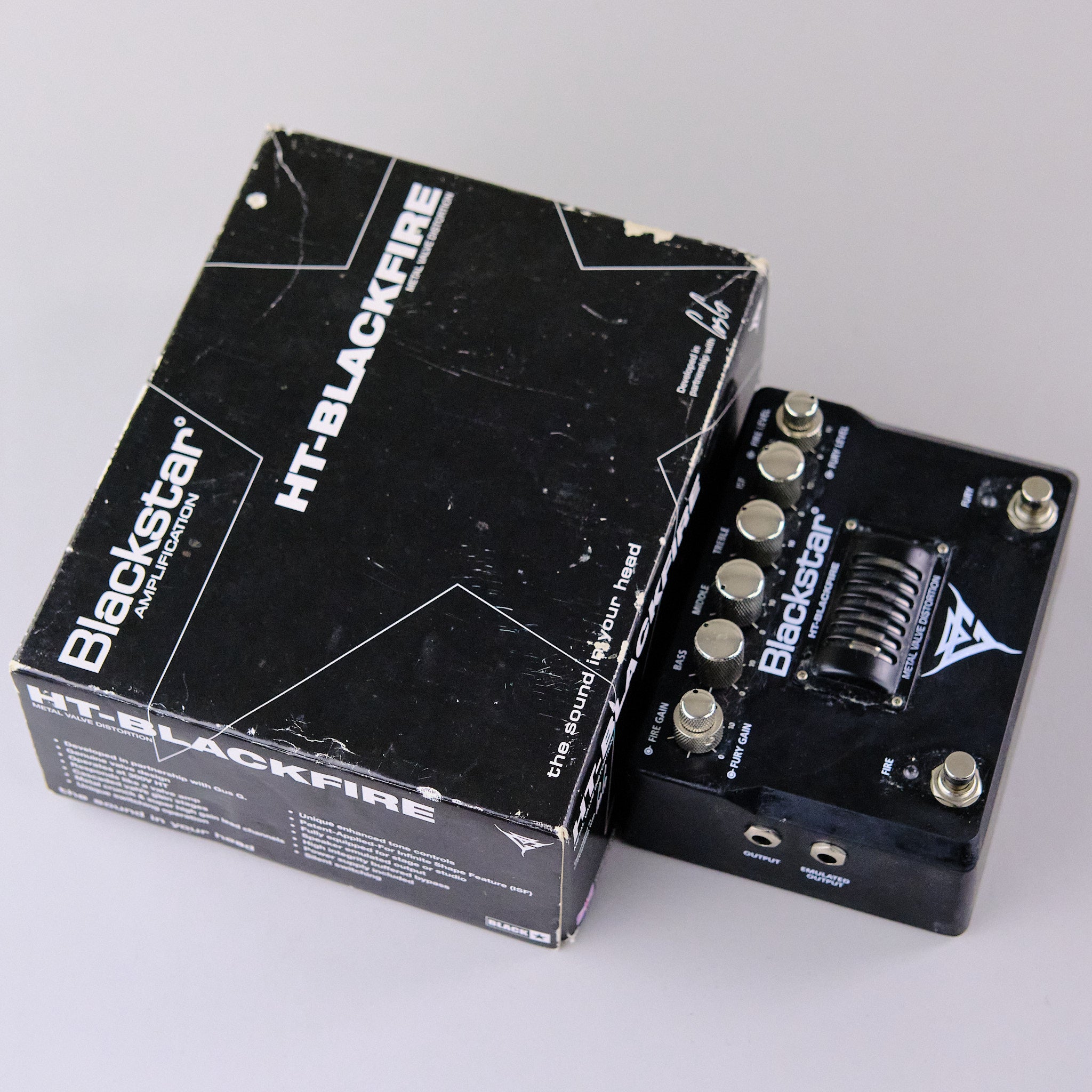 2010s Blackstar HT-Blackfire Metal Valve Distortion (Ltd Ed. of 1000, Gus G Signed Cert, Box)