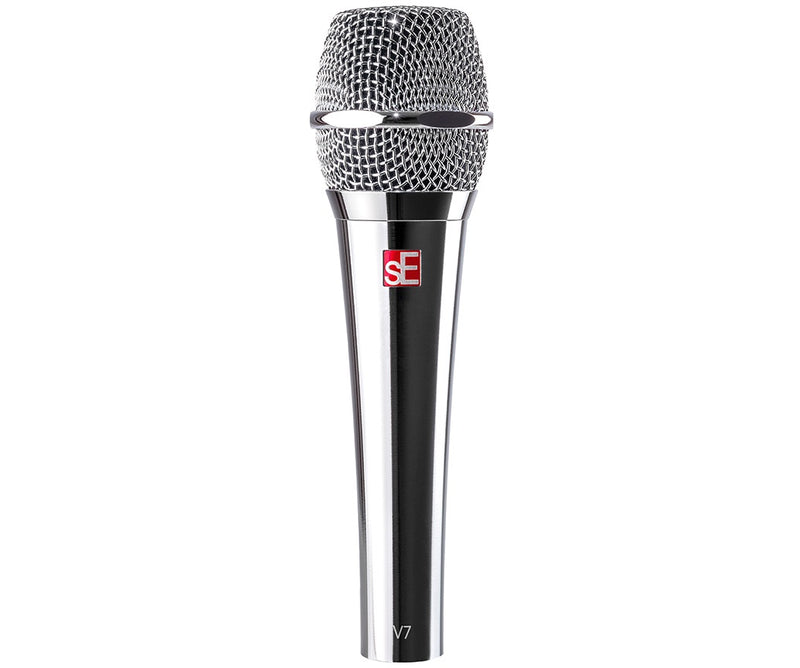 sE V7 Supercardioid Dynamic Vocal Microphone (Chrome Plated)