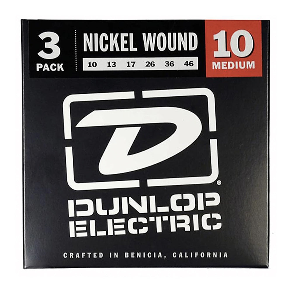 Dunlop Electric Guitar Strings - 3 Pack