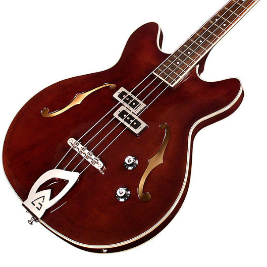 Guild Starfire I Electric Bass (Short Scale, Hollow Body, Vintage Walnut)