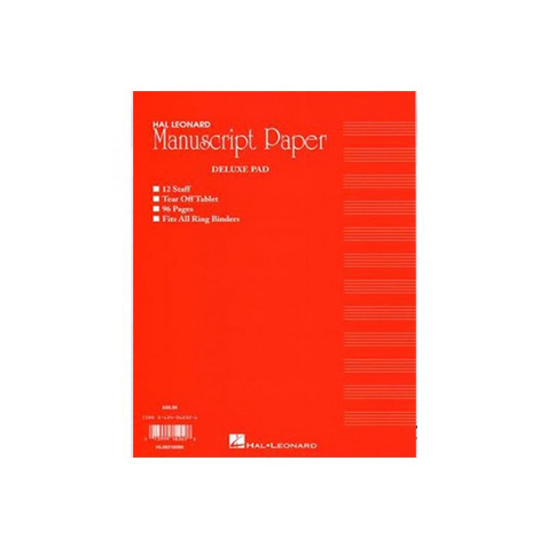 Hal Leonard Deluxe Manuscript Pad (96 Pg)