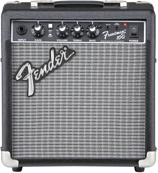 Squier Stratocaster Pack (Black) w/ Bag & Frontman 10G