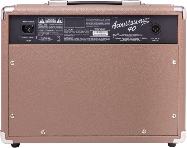 Fender Acoustasonic 40 Acoustic Guitar Amplifier (40w)