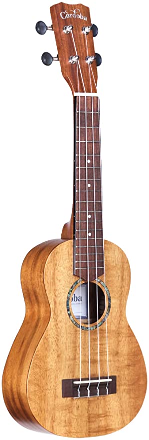 Cordoba 28S Soprano Ukulele (Hawaiian Koa, Gig Bag)