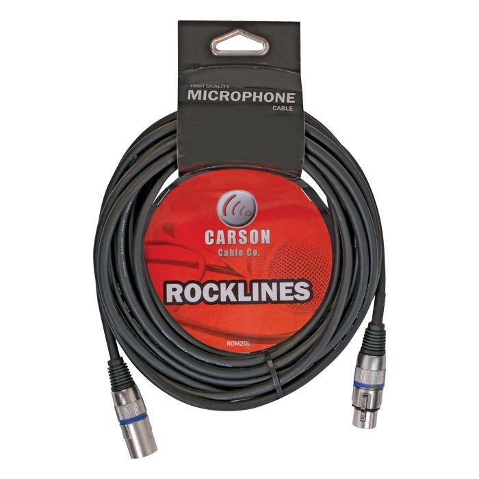 Carson Rocklines 20' XLR-XLR Cable (ROM20L)