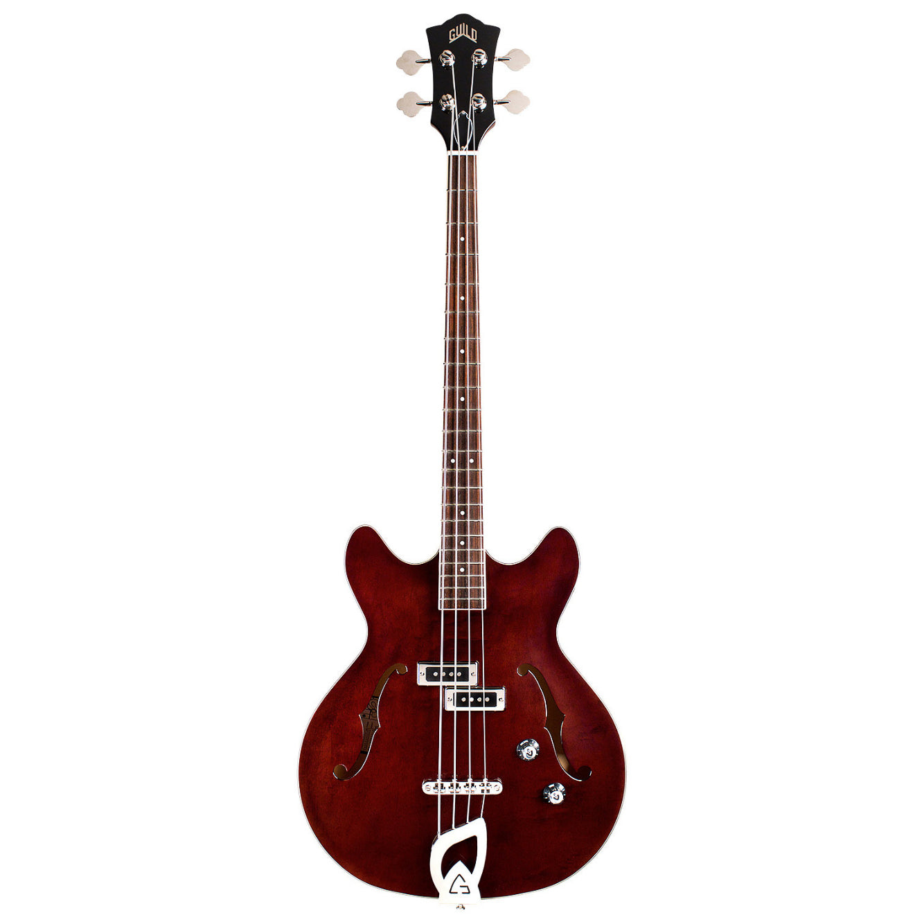 Guild Starfire I Electric Bass (Short Scale, Hollow Body, Vintage Walnut)